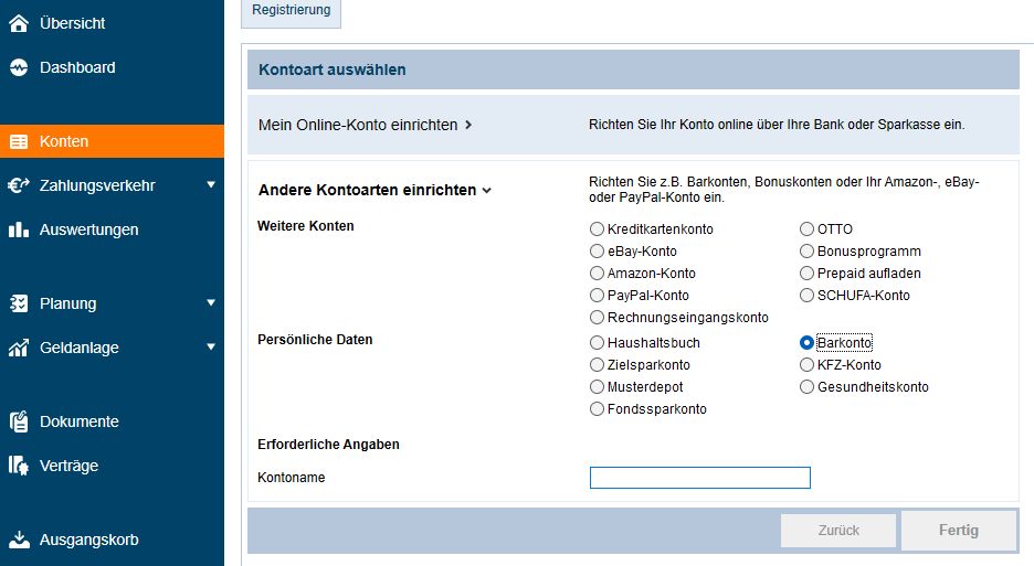andere Konten