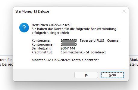 Konto fertig