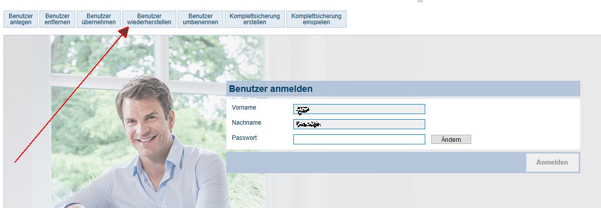 Passwort zurücksetzen