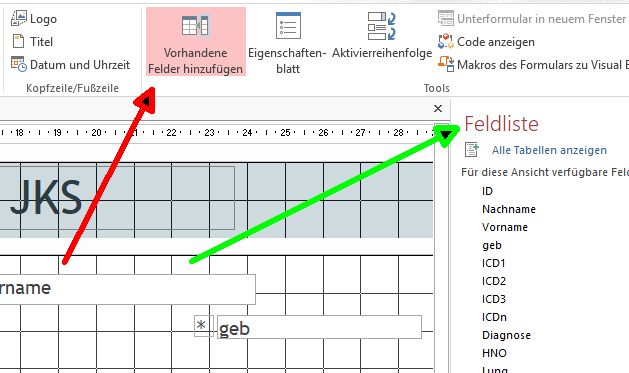 Variable einfügen