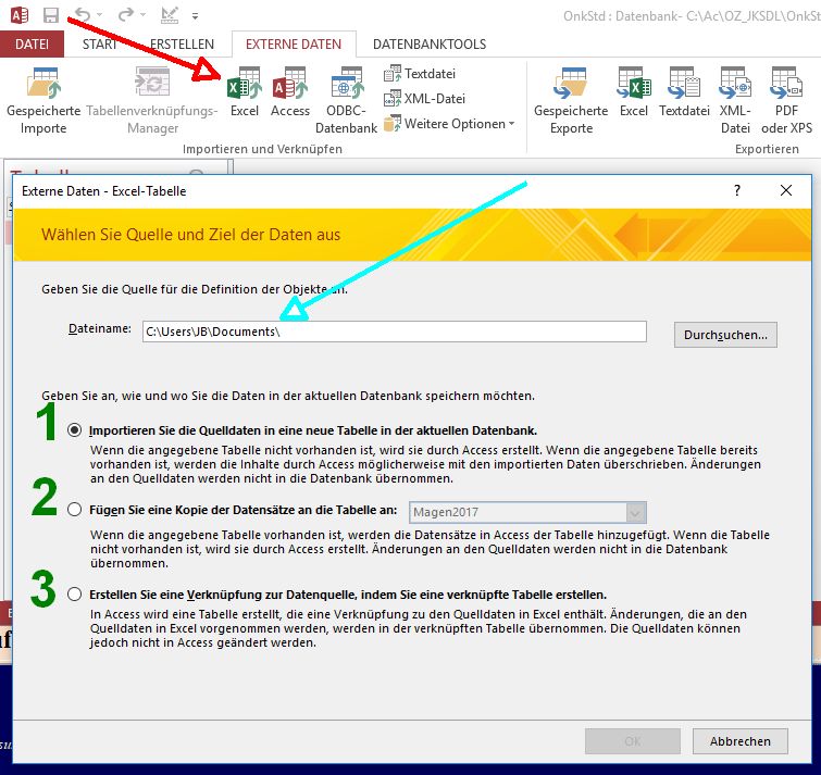 EXCEL-Import