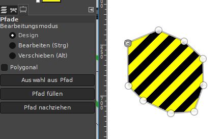 Muster gefüllt
