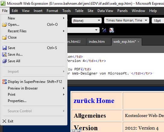 Web Expression 4