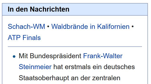 Wiki-Nachrichten