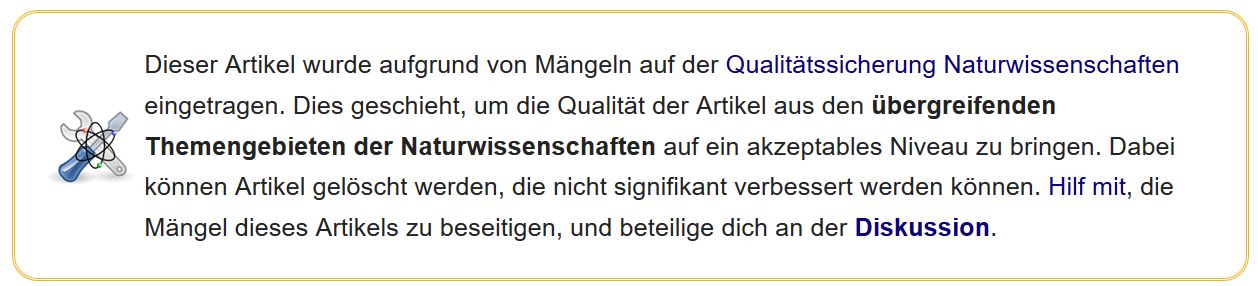 QS Narurwissenschaften