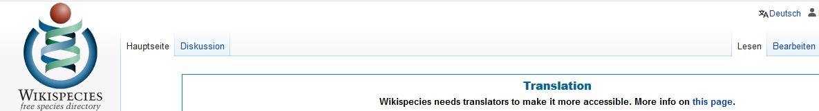 Wikispecies