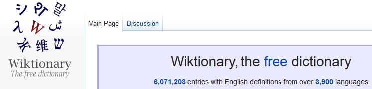 Wiktionary