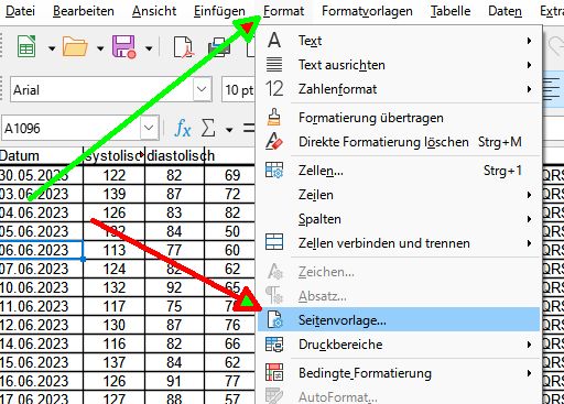 Seitenvorlage