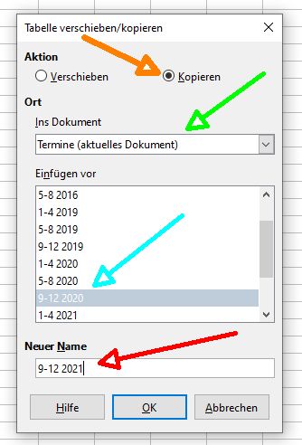 Tab kopieren