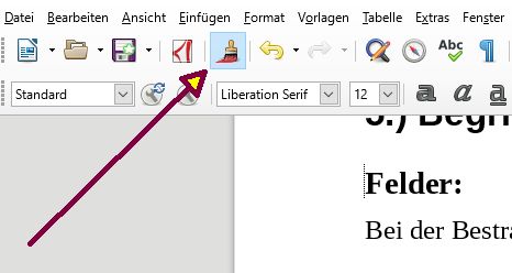 Format übertragen