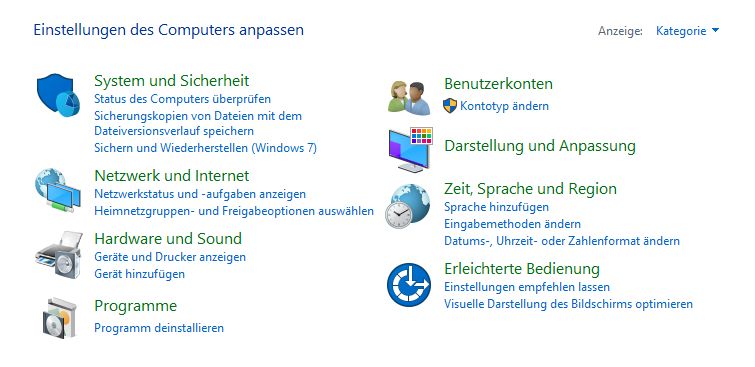 Hauptgruppen