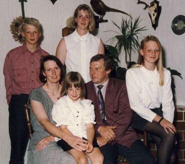 Christa mit Familie