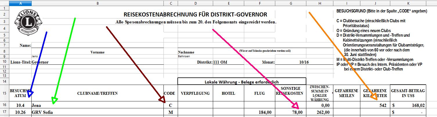 Monatsabrechnung