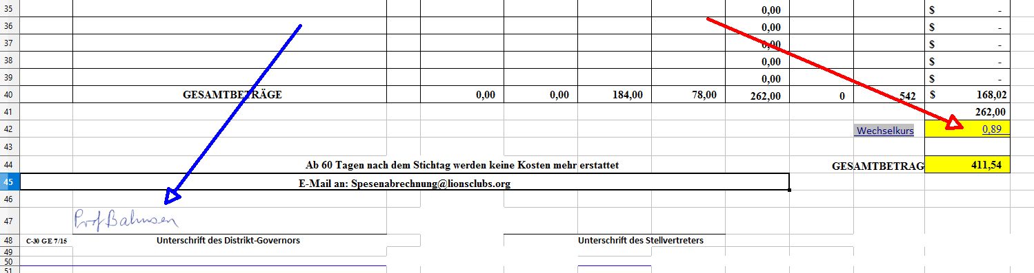 Monatsabrechnung