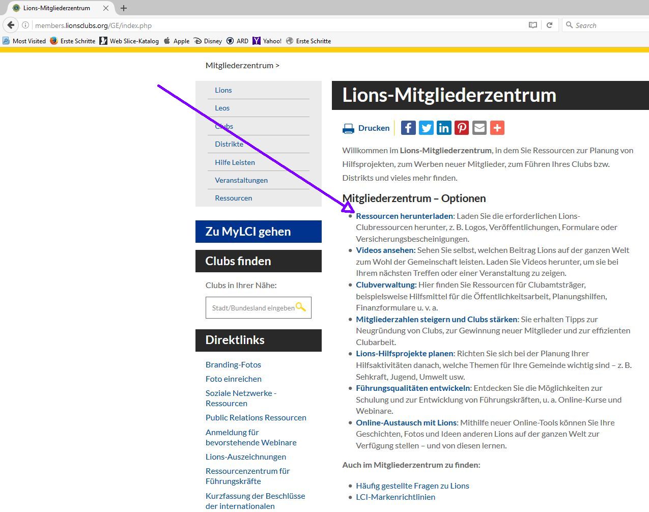 Mitgliederzentrum