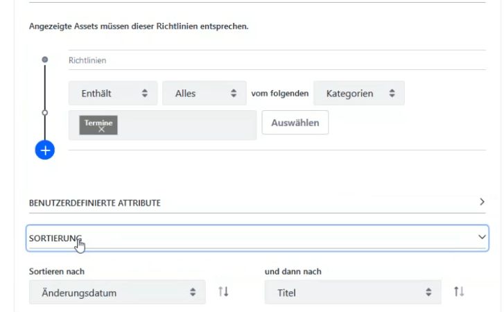 Sortierung