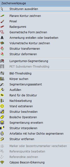 Liste der Werkzeuge
